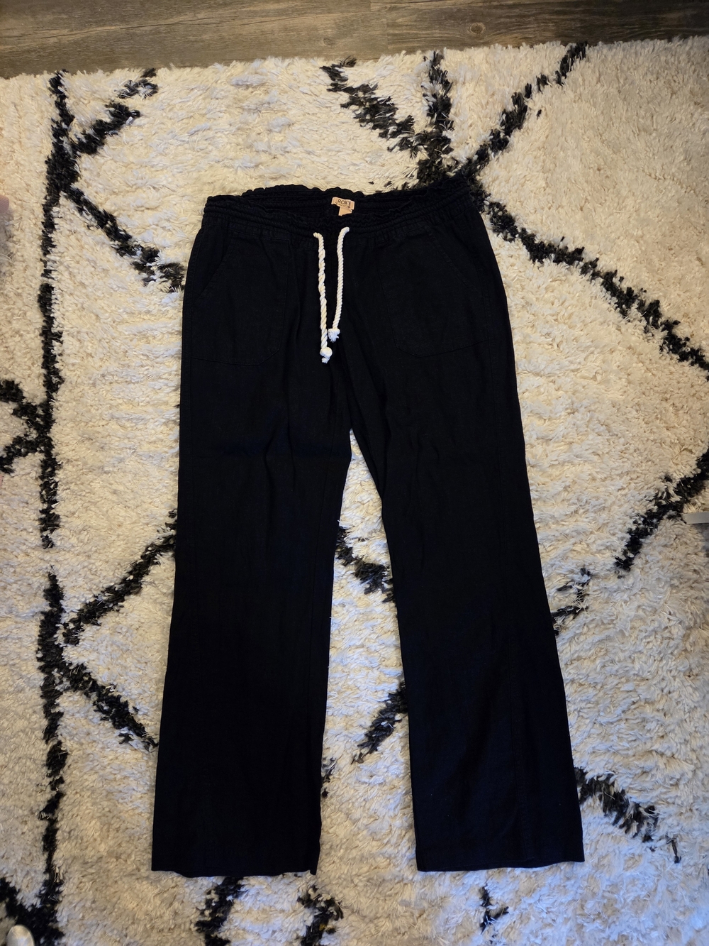 Women's Roxy Linen Mix Pants - NWOT - Size L